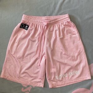 Chrome Hearts Breathable Mesh Track Pants Pink Mens